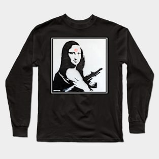 Banksy Mona Lisa Art Long Sleeve T-Shirt